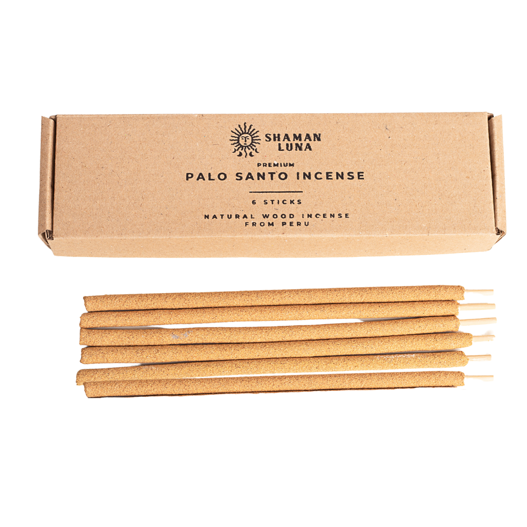 Incense Palo Santo Sticks Peru, 6 units natural smudging