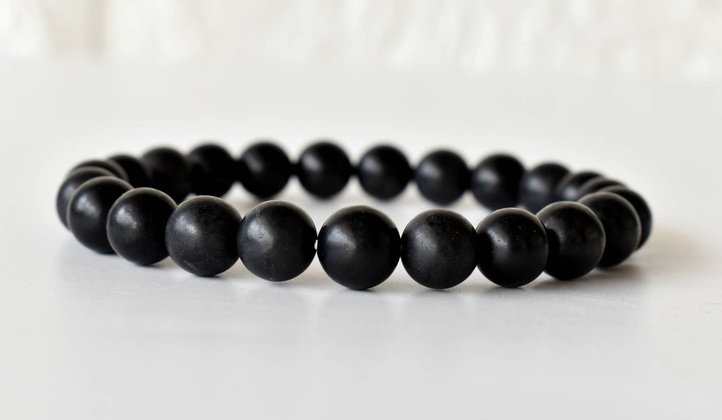 Healing Bracelet | Black Shungite | Gemstone Bracelet