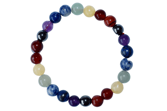 7 Chakra Bracelet, Chakra Crystals Bracelet, Yoga Reiki Heal