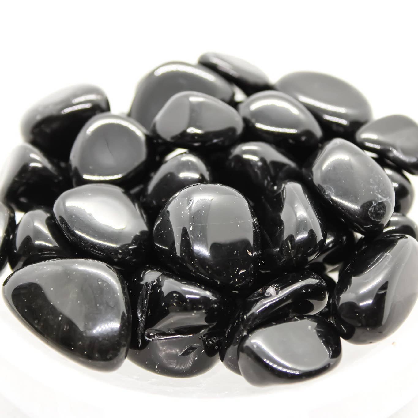 Black Obsidian Tumbled 20-30mm 1.10lbs