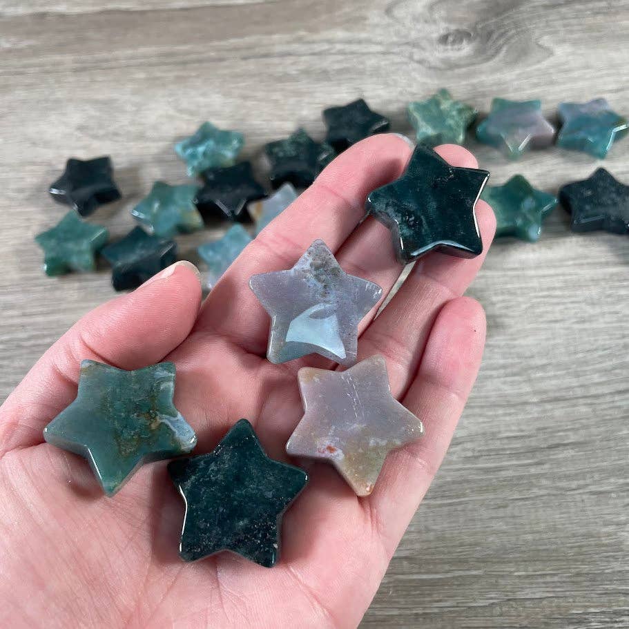 Wholesale Crystal Pocket Stars – Carved Gemstone Stars