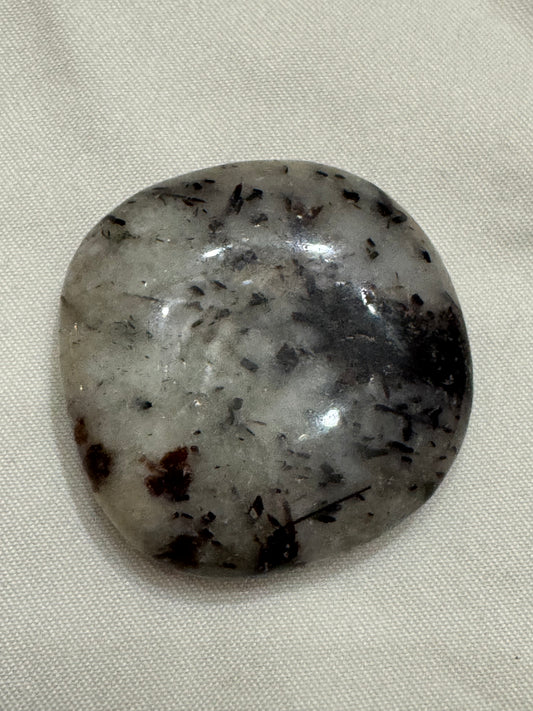 Astrophyllite Crystal Smooth Flat Stone Pocket Palm