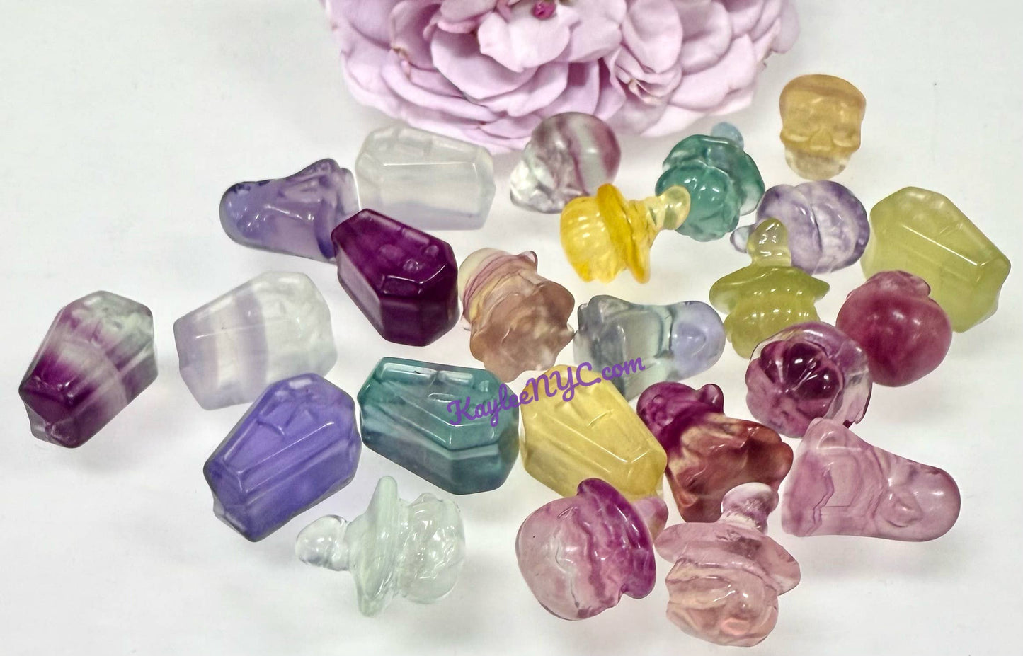 Mini Candy Fluorite Halloween Carvings Crystal