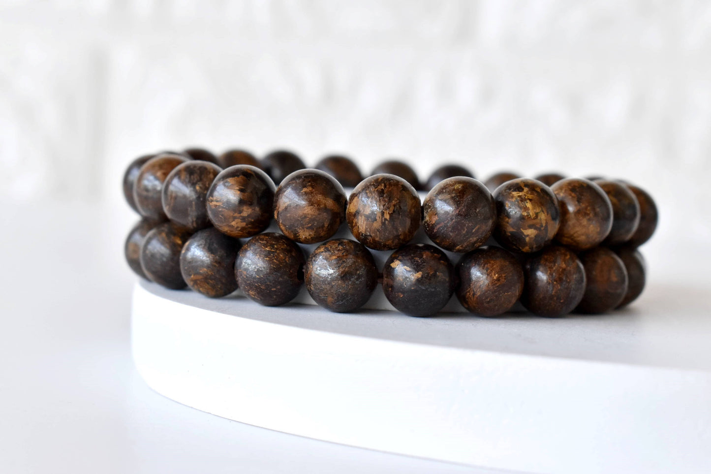 Bronzite Crystal Gemstone Bracelet 8mm
