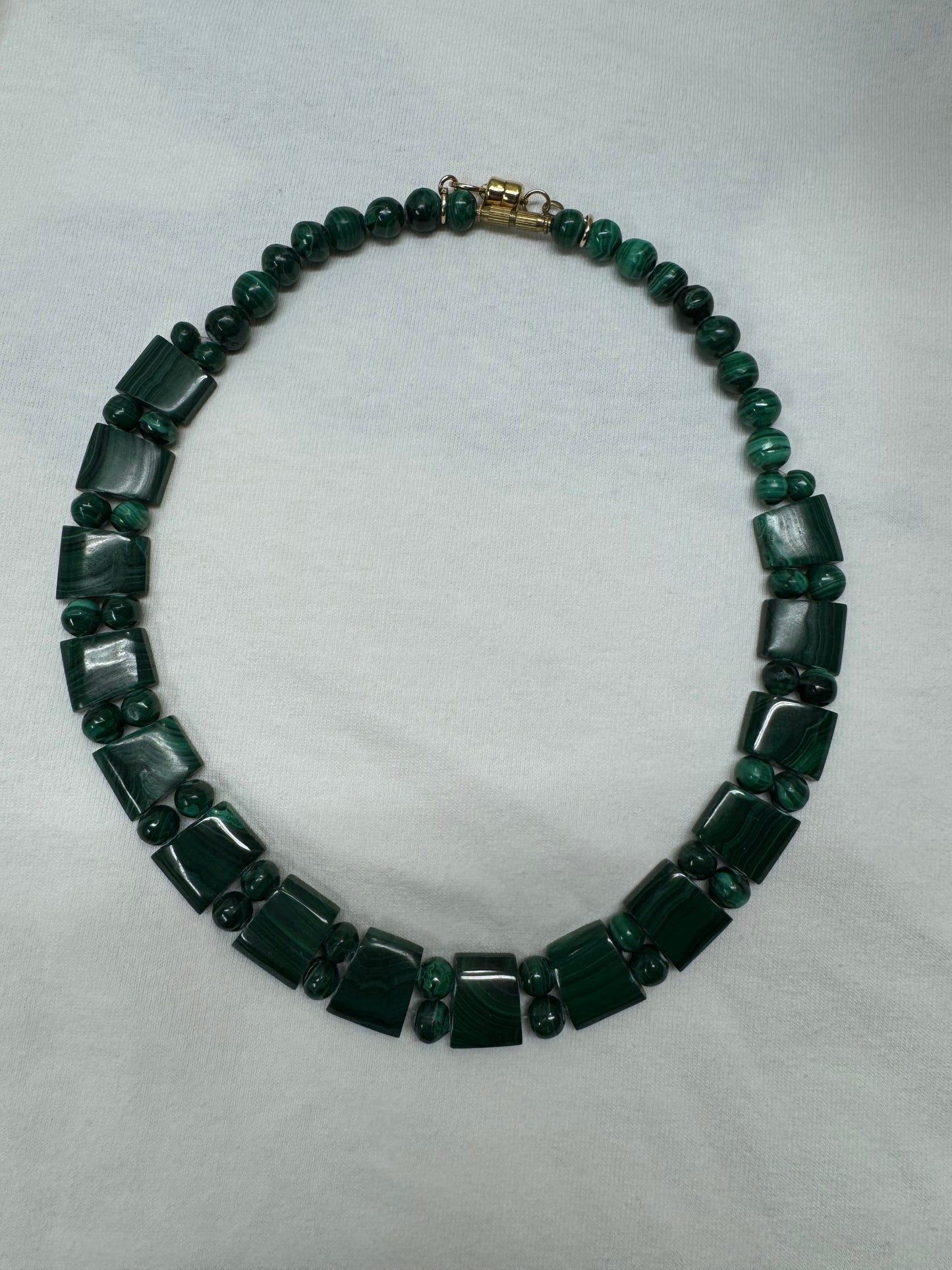 Malachite Chunky Necklace