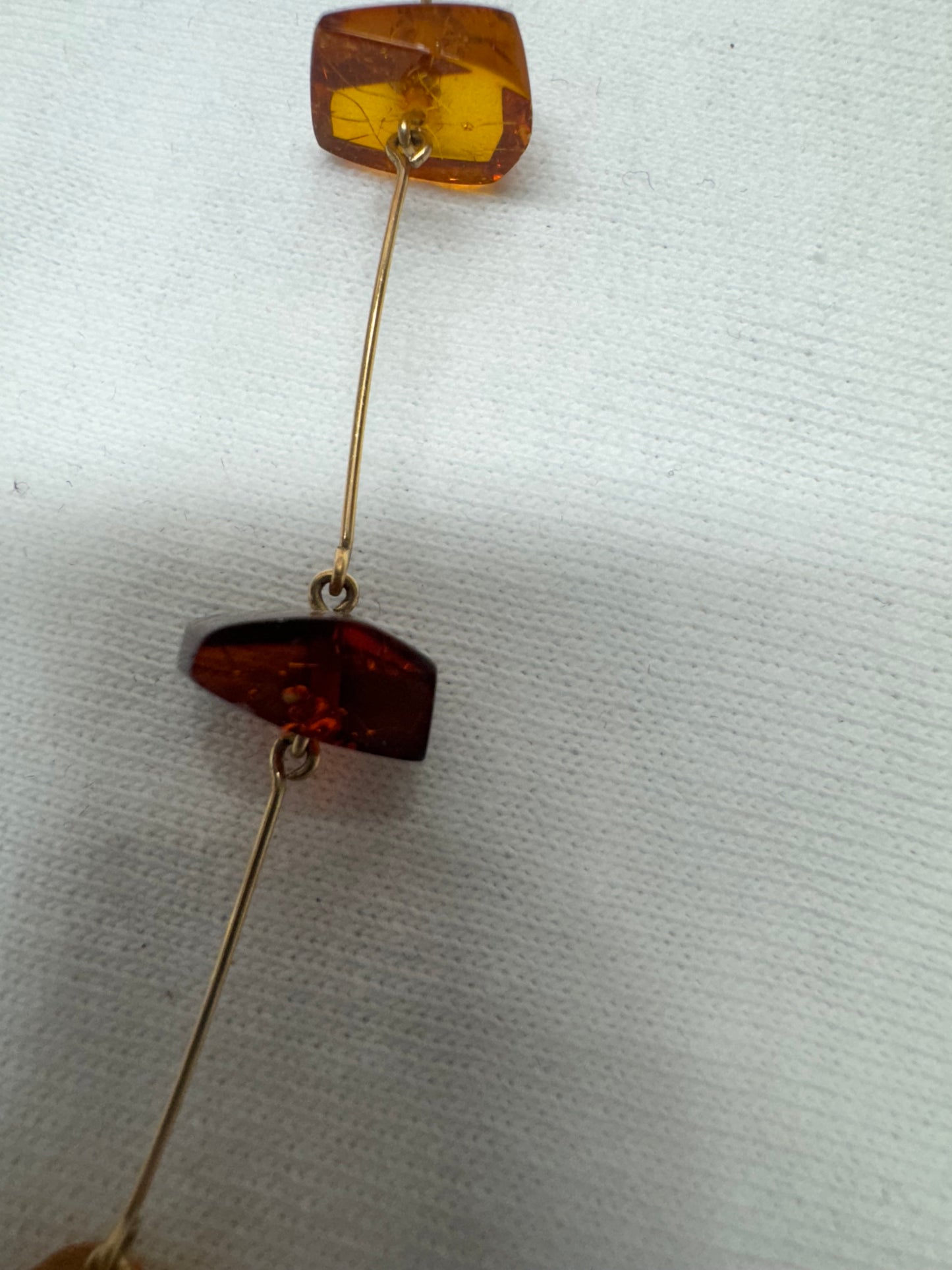 Modern Amber Necklace