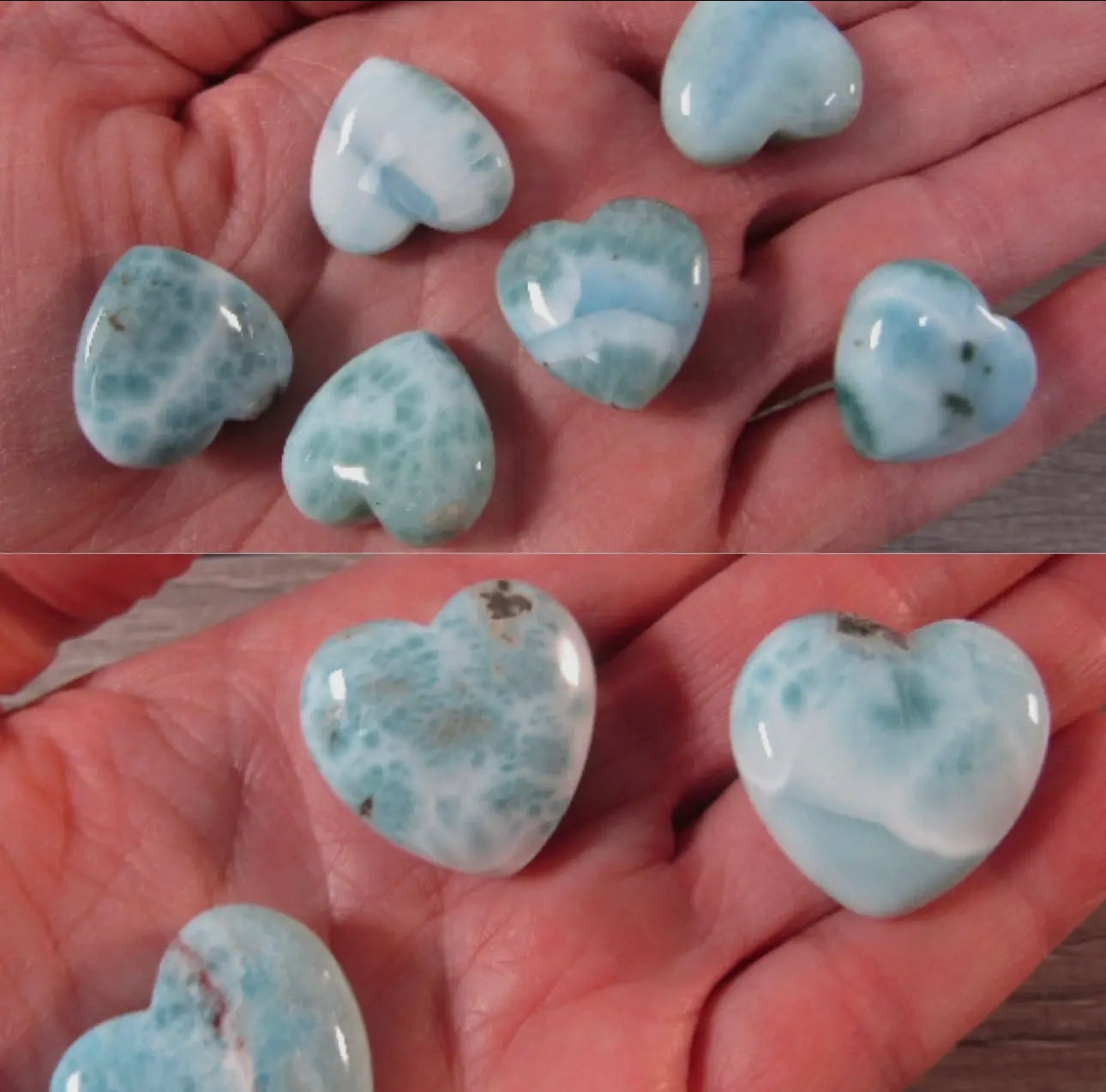 Larimar Heart 1 Piece