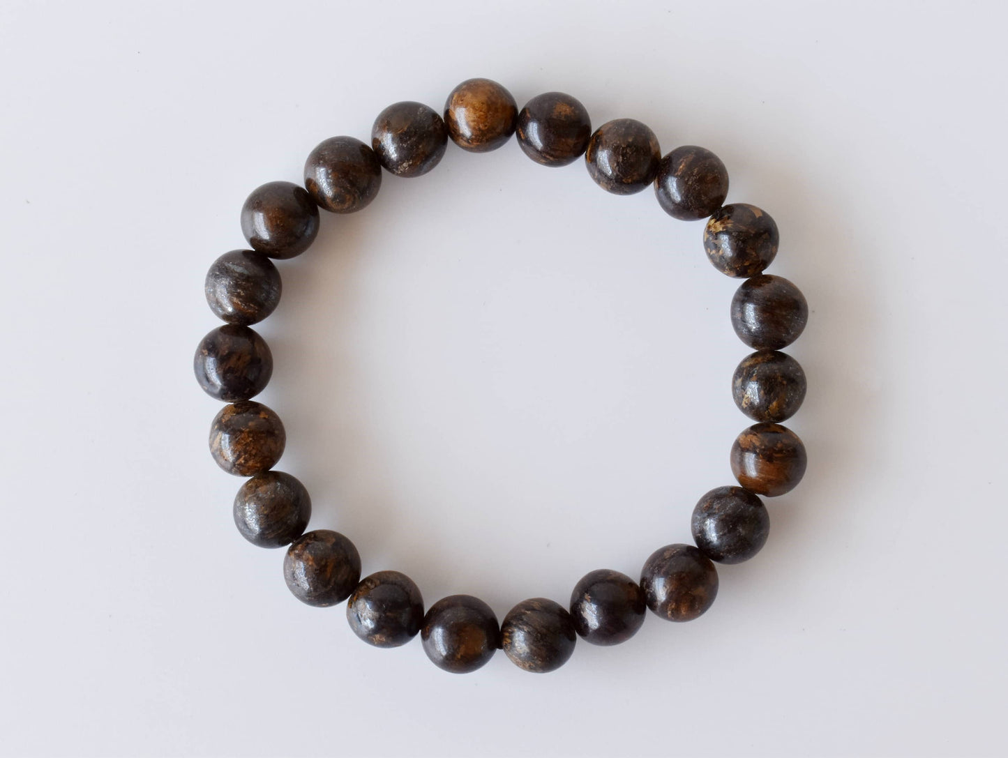 Bronzite Crystal Gemstone Bracelet 8mm