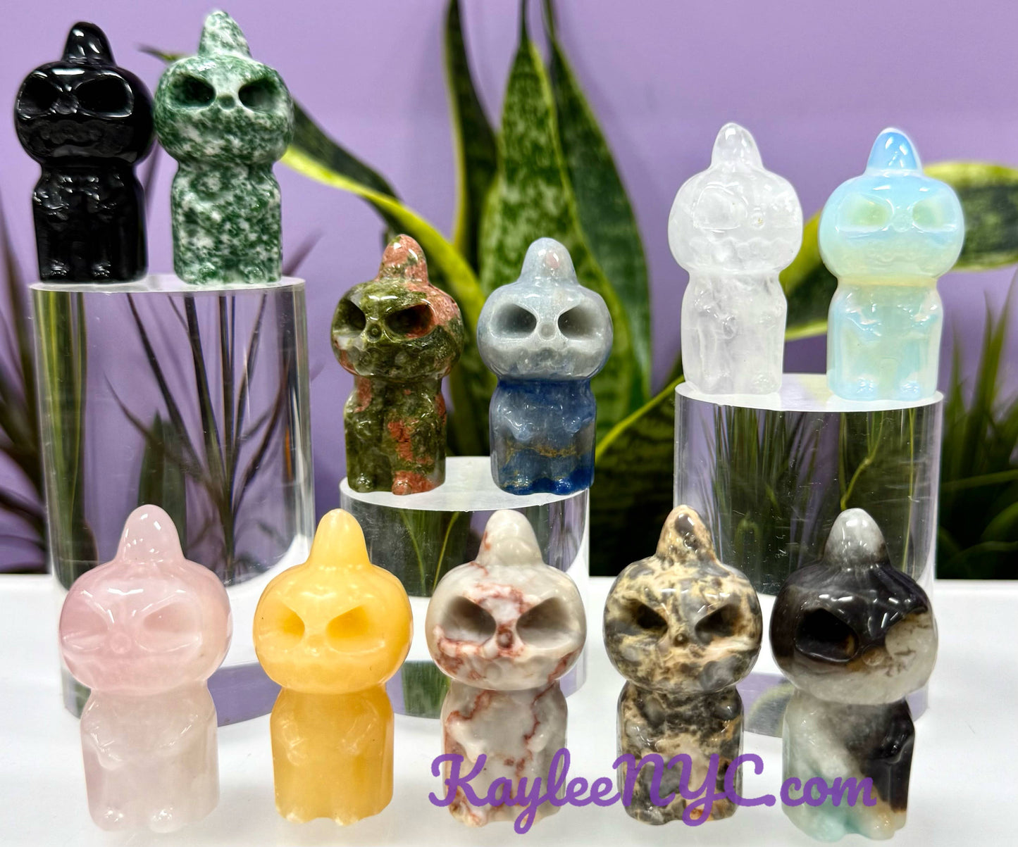 5cm Mix Crystals Jack O’Lantern Healing Energy