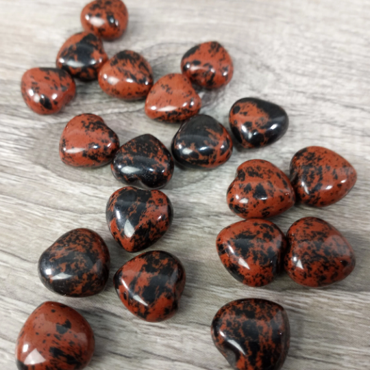 Gemstone Puffy Heart 15mm – Mini Crystal Hearts for Retail