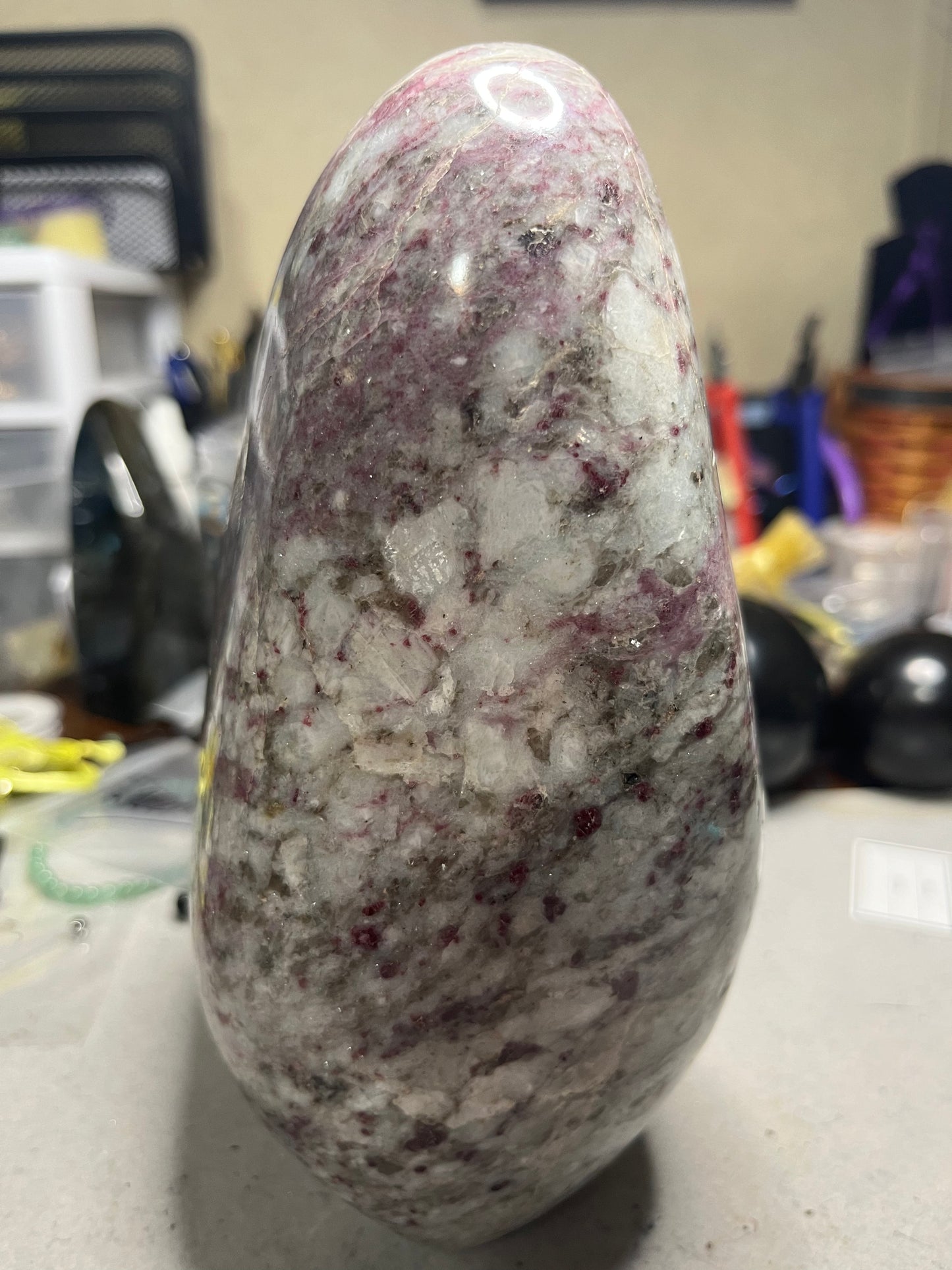 Huge Heavy Rubellite Freeform