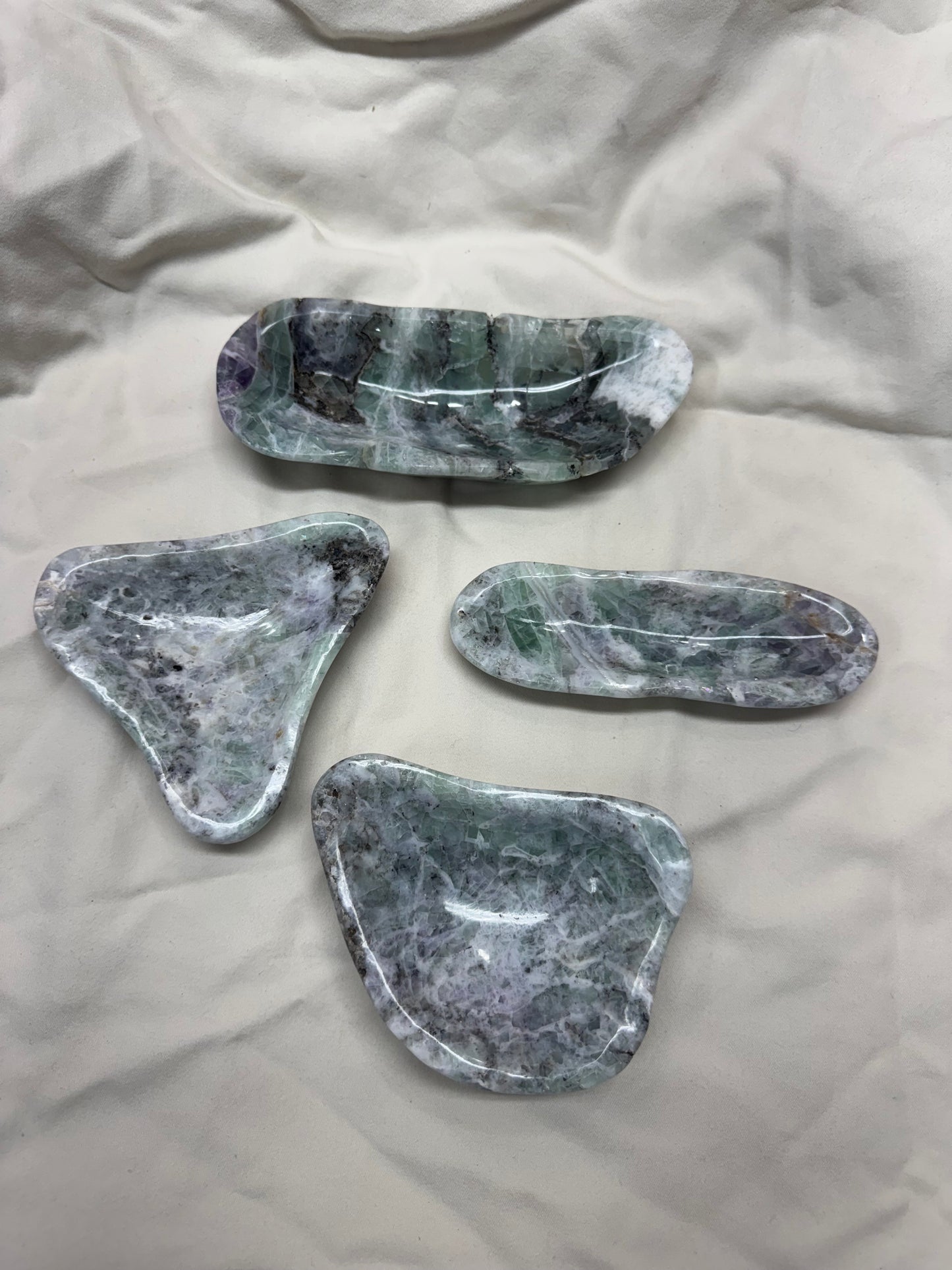 Smaller Fluorite Crystal Bowl