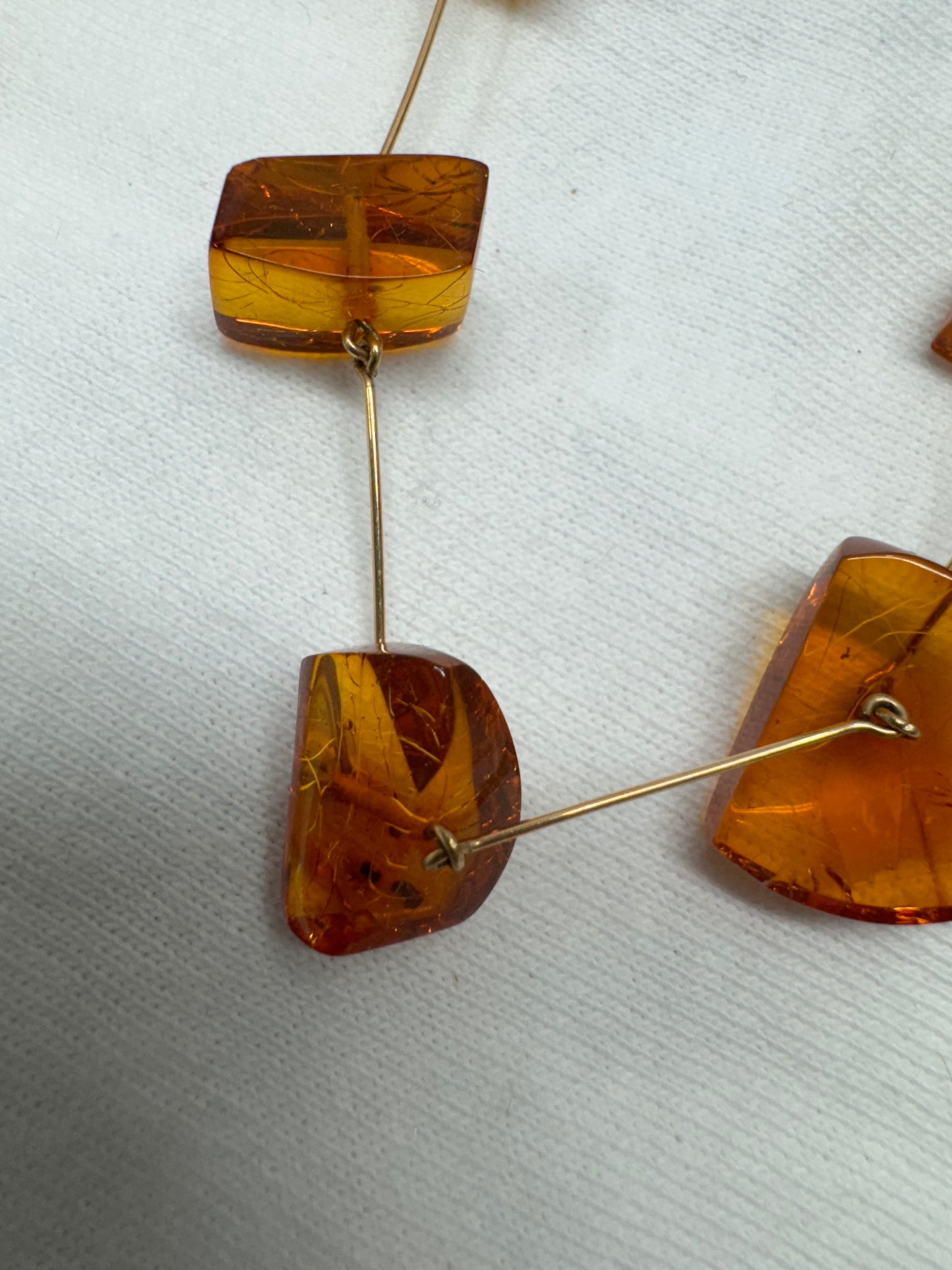 Modern Amber Necklace