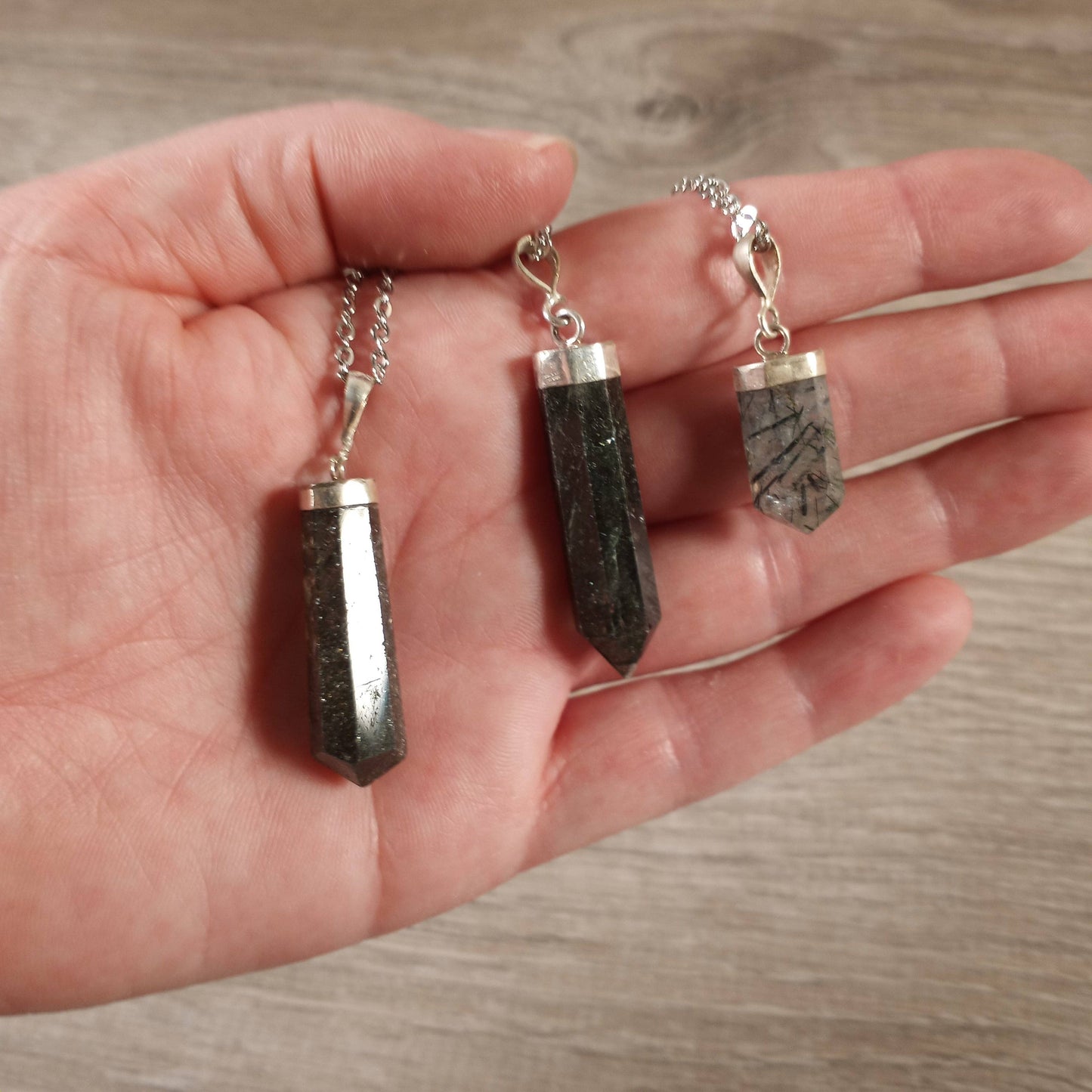 Included Quartz Crystal Necklace
