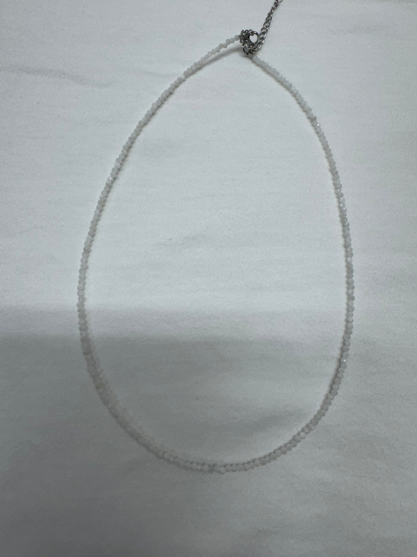 Dainty 2mm Crystal Necklace or Manifesting Trios