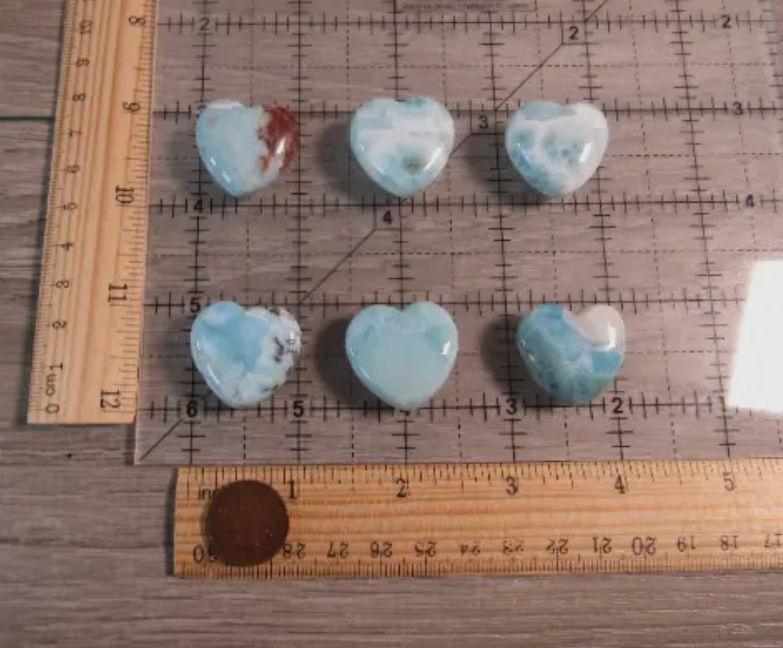 Larimar Heart 1 Piece