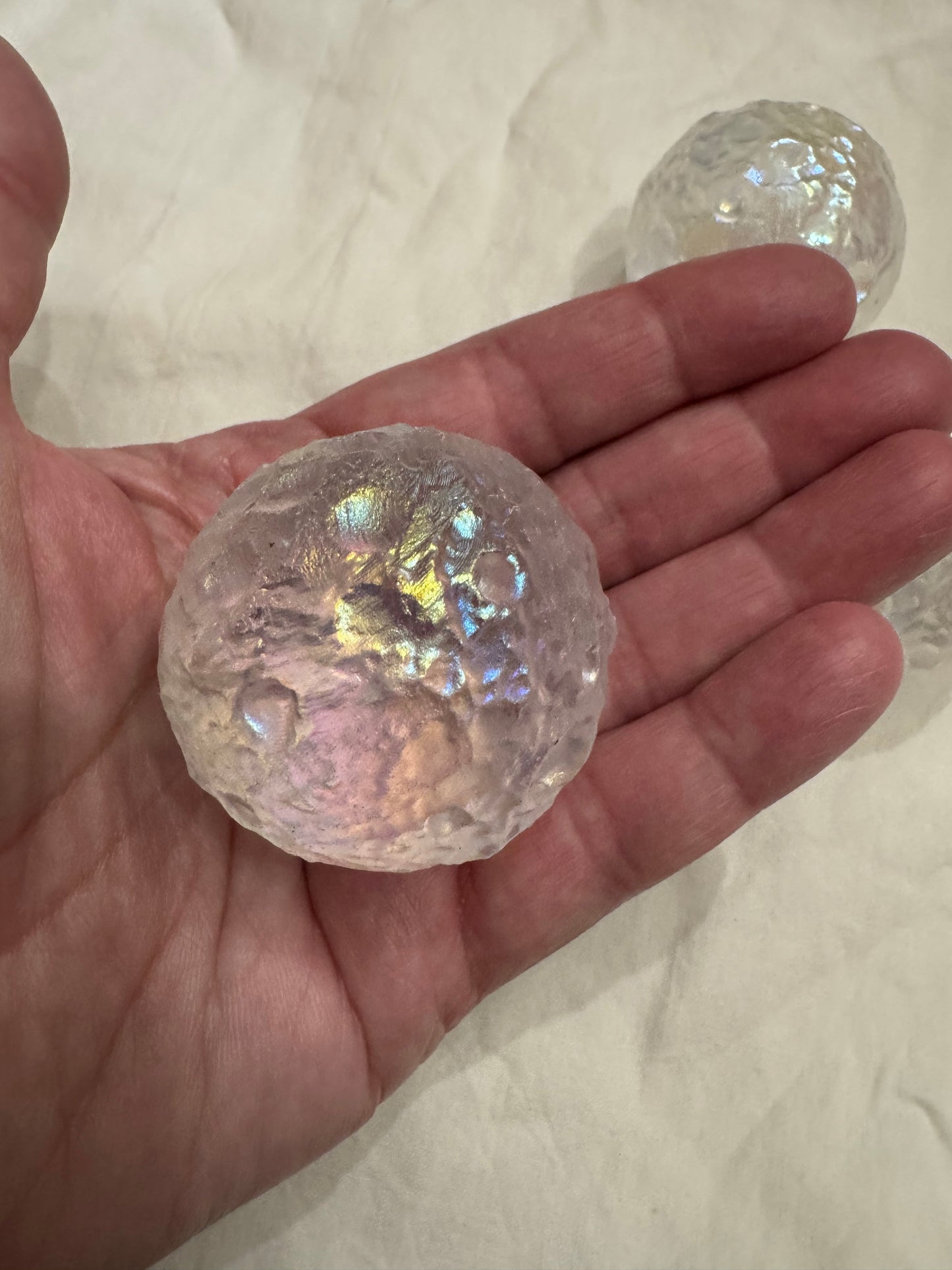 Angel Aura Quartz Full Moon Sphere Crystal Balls 🌕