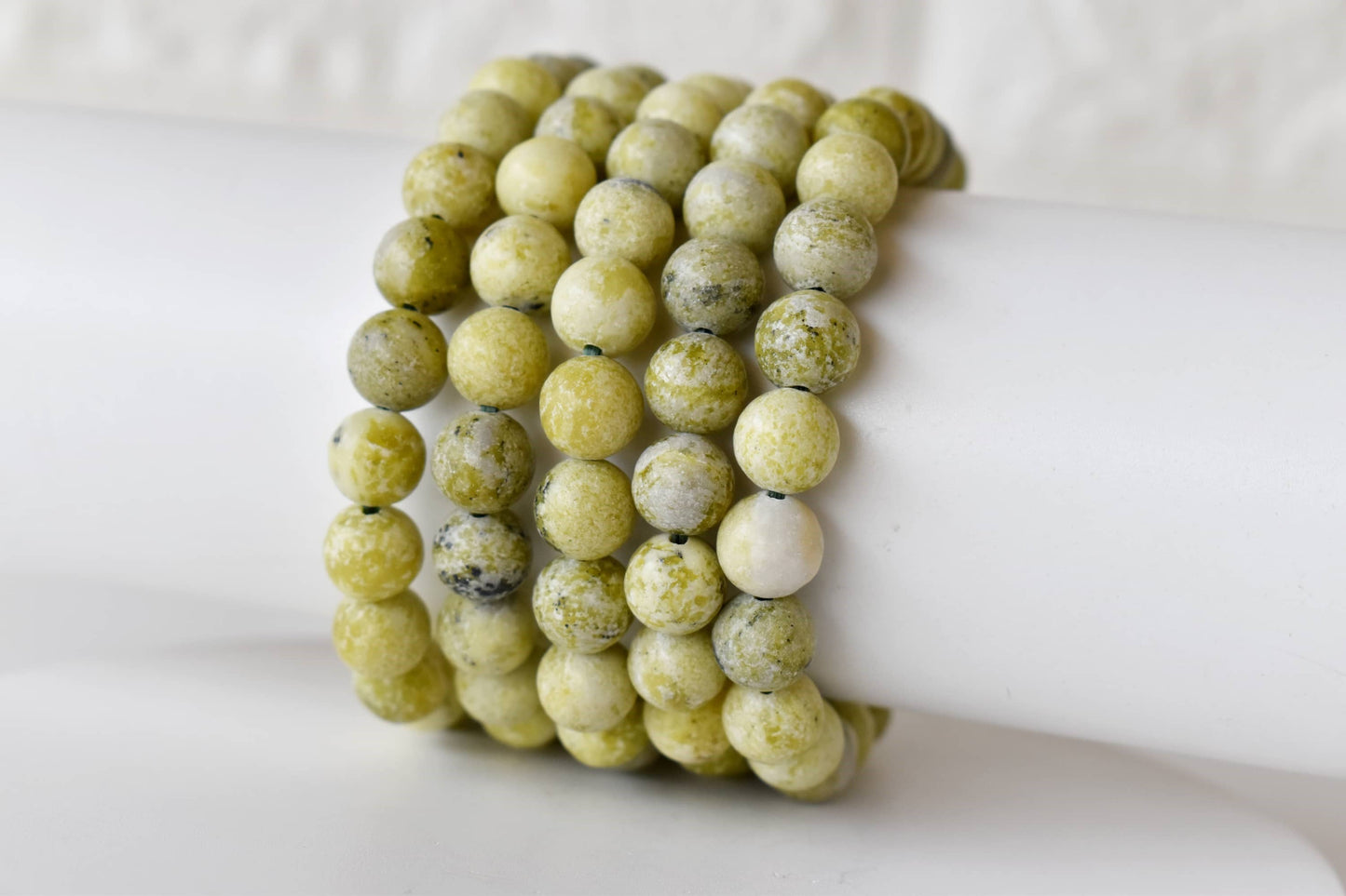 Serpentine Crystal Gemstone Bracelet 8mm