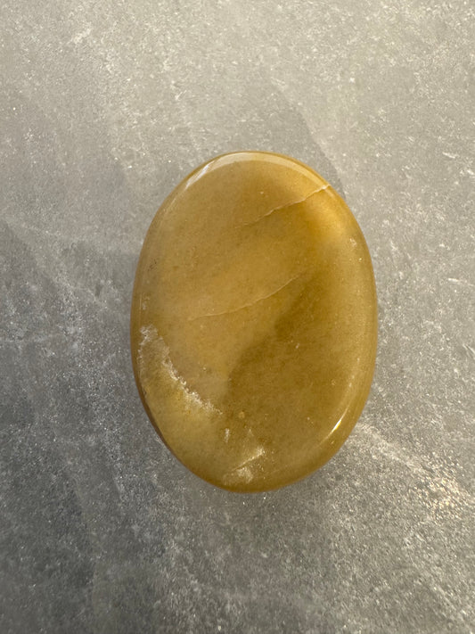 Yellow Aventurine Worry Pocket Stone