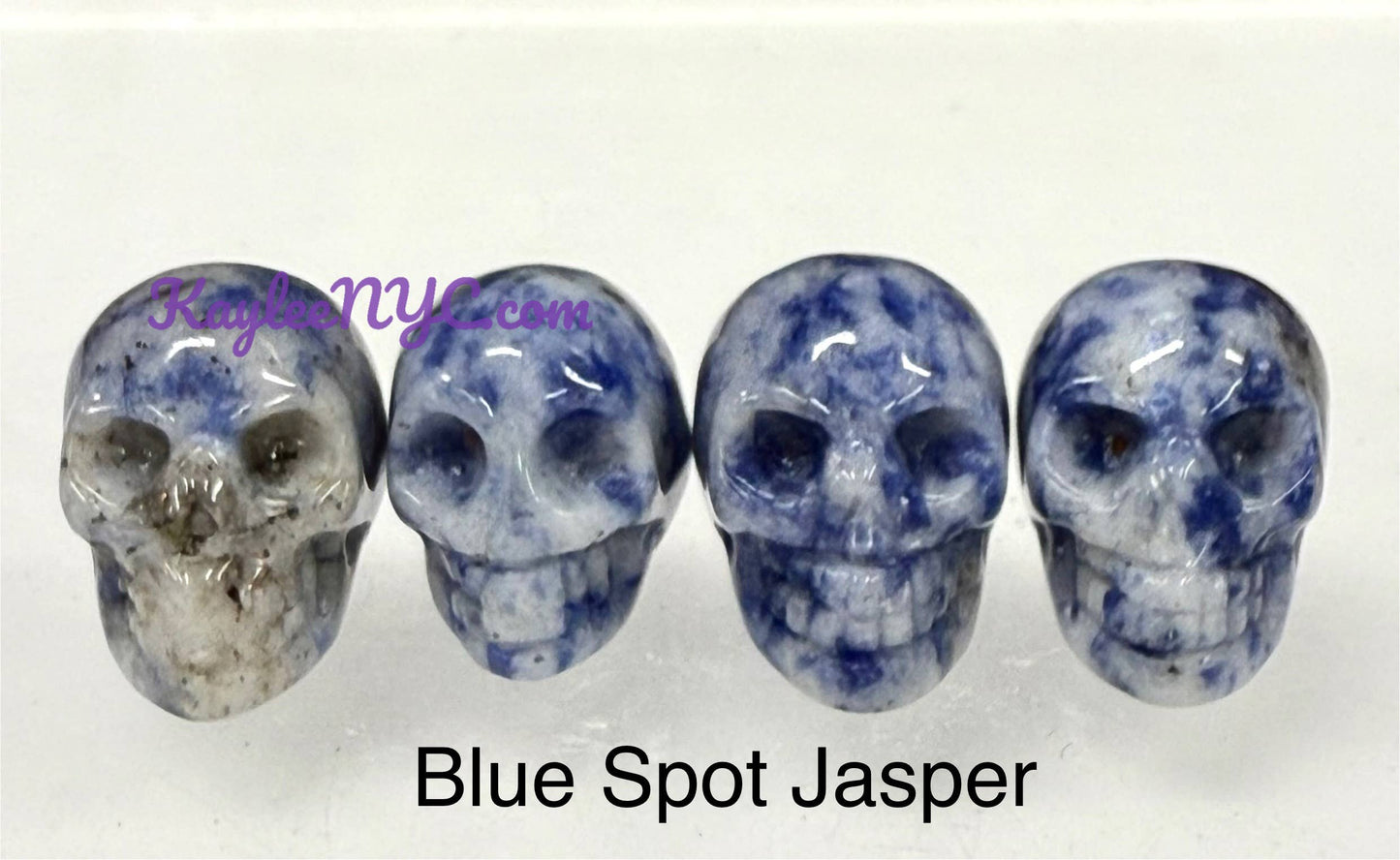 Natural Mix Crystal 22mm Skull Healing Energy