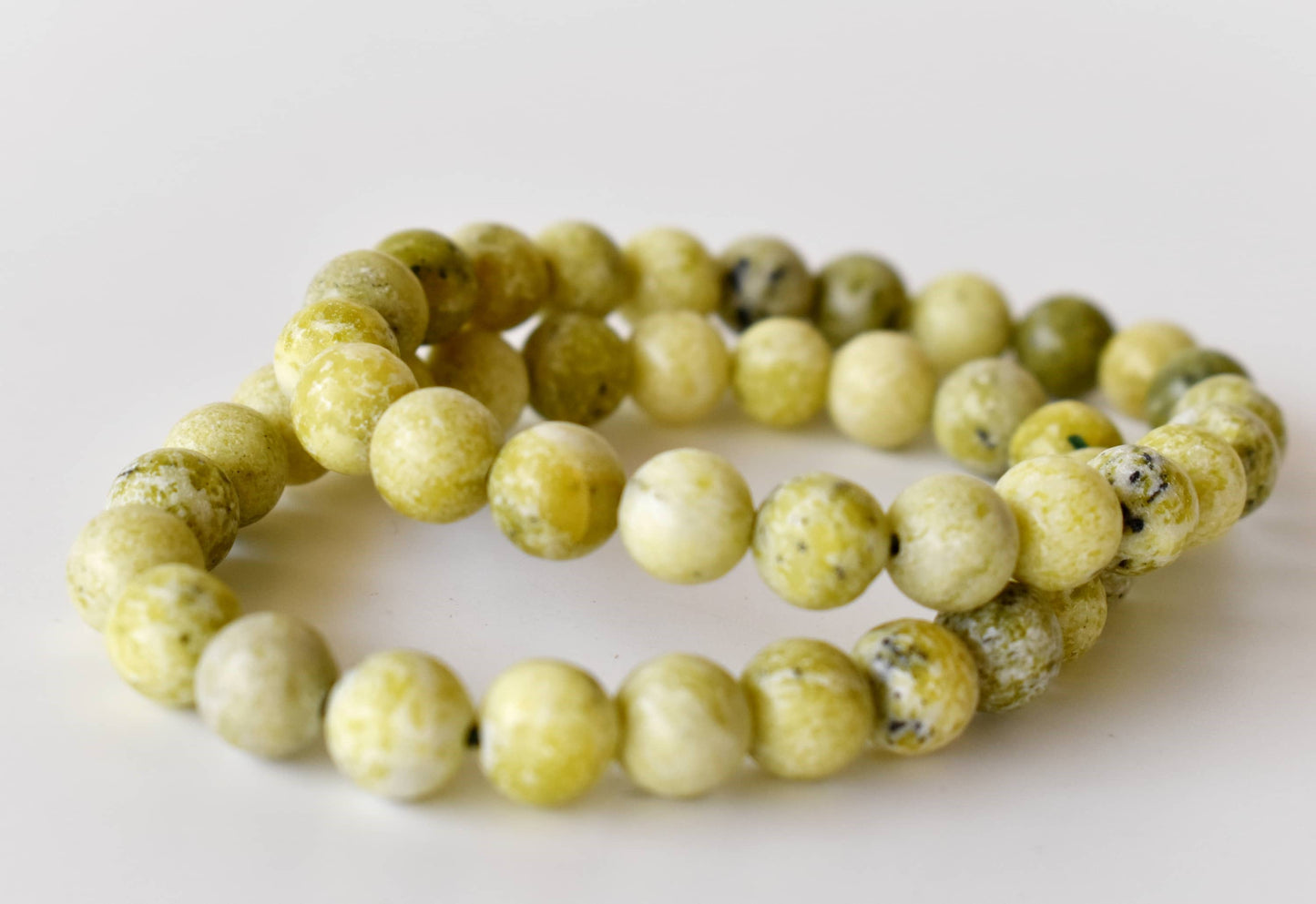 Serpentine Crystal Gemstone Bracelet 8mm