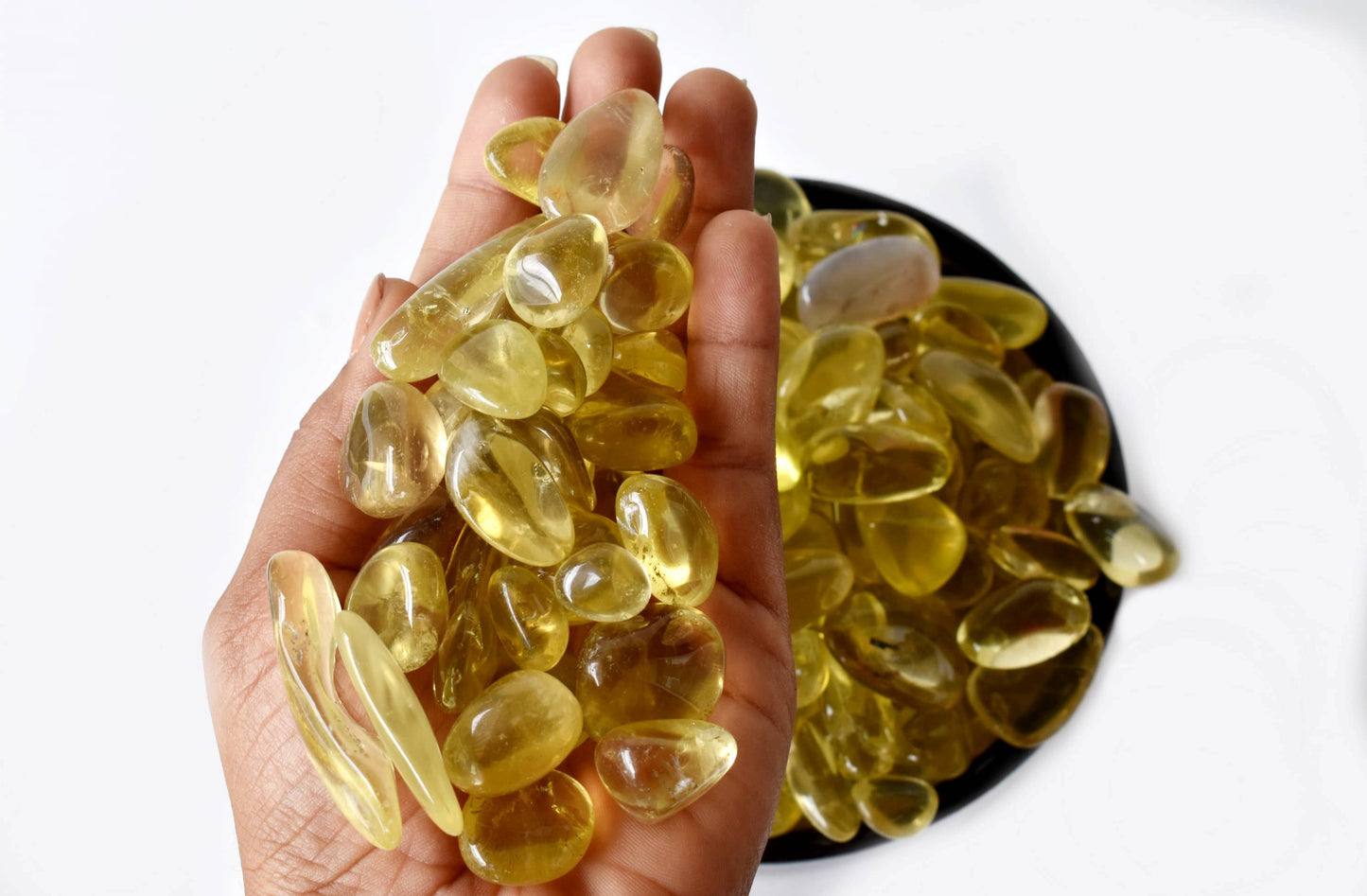 Lemon Quartz Crystal 4 Pieces