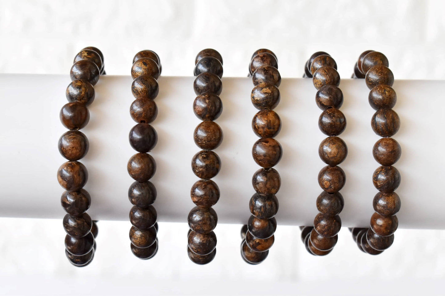 Bronzite Crystal Gemstone Bracelet 8mm