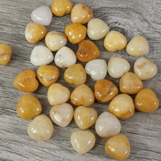 Gemstone Puffy Heart 15mm – Mini Crystal Hearts for Retail