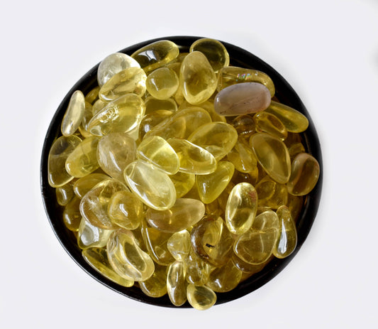 Lemon Quartz Crystal 4 Pieces