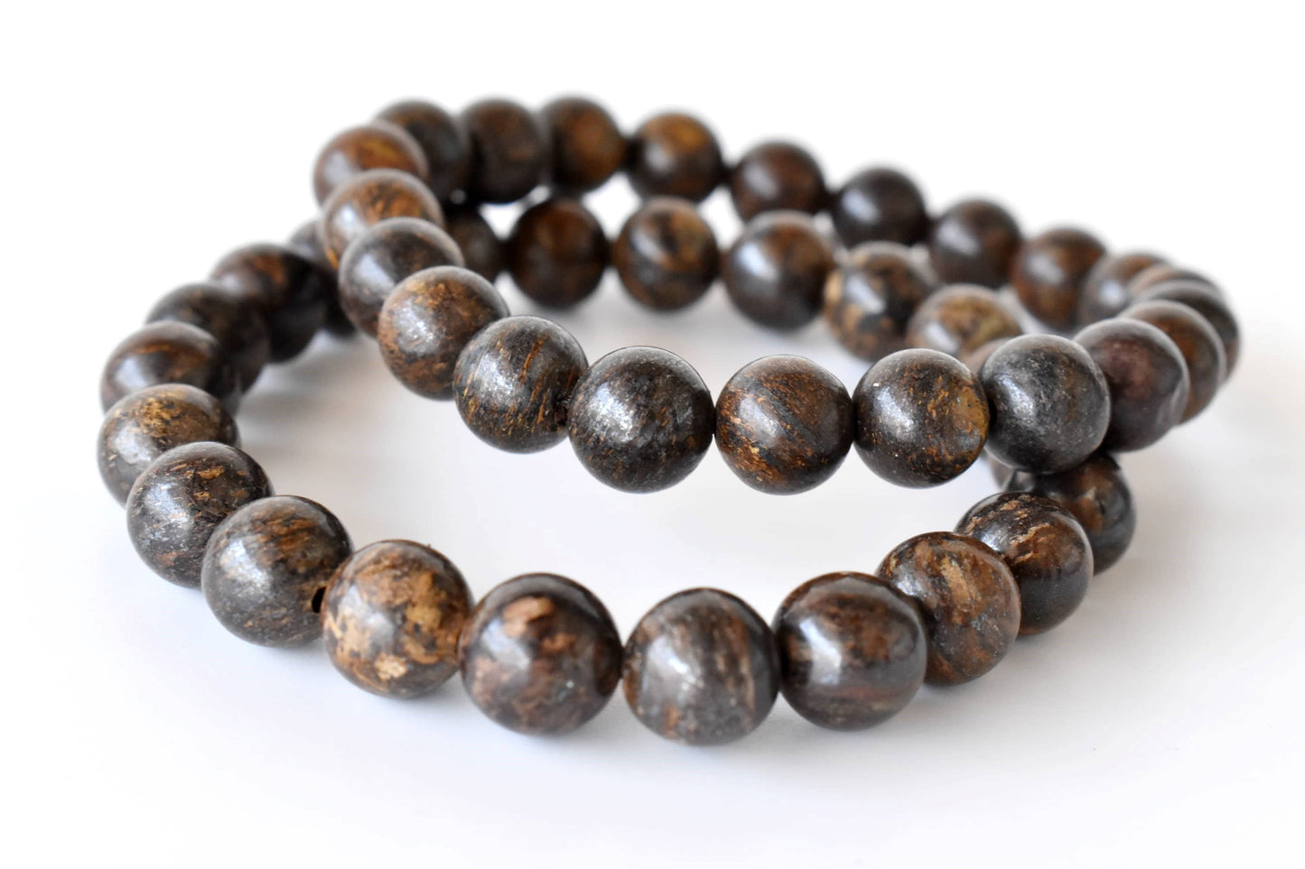 Bronzite Crystal Gemstone Bracelet 8mm