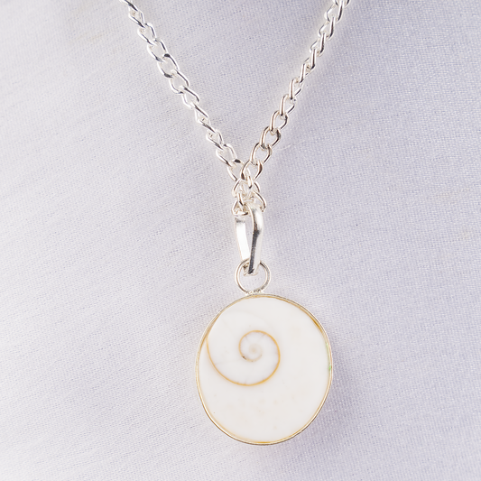 Gomati Chakra Fossil Pendant -Divine Protection- Prosperity Charm