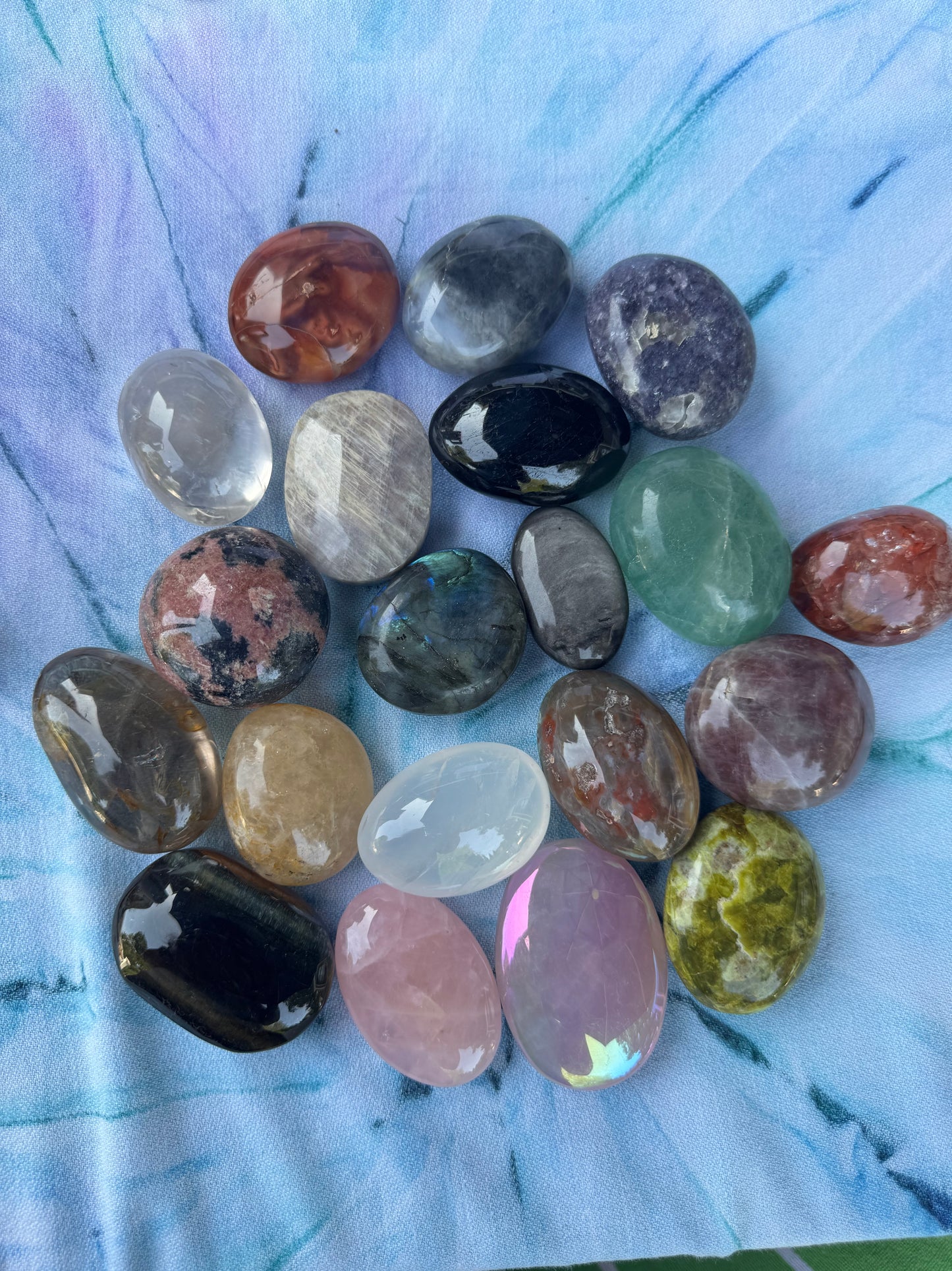 Crystal Palm Stone Choices - Variety Crystal Stones for Selection