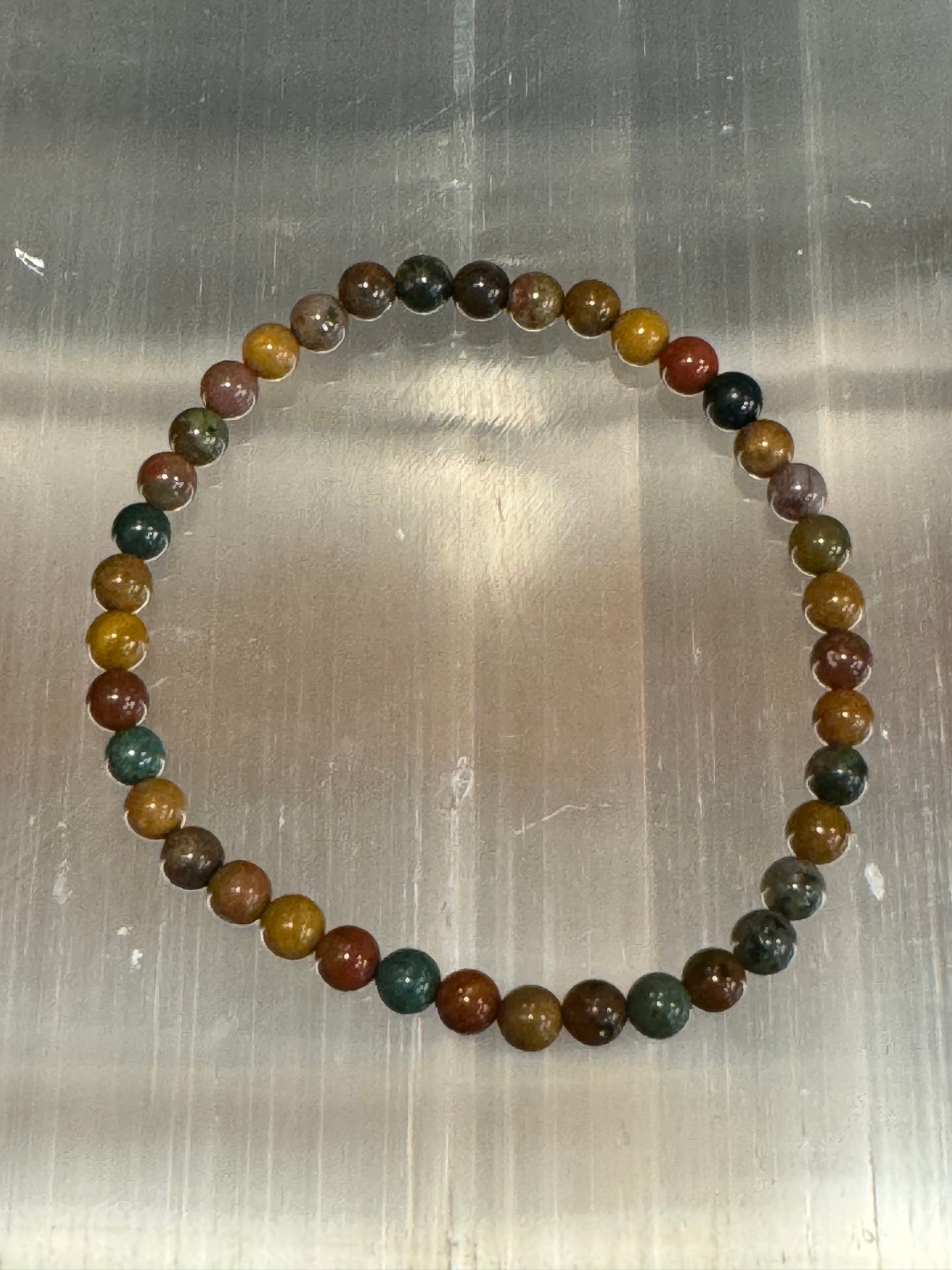 Ocean Jasper Bracelet 4mm