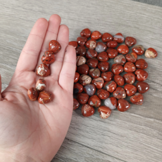 Gemstone Puffy Heart 15mm – Mini Crystal Hearts for Retail