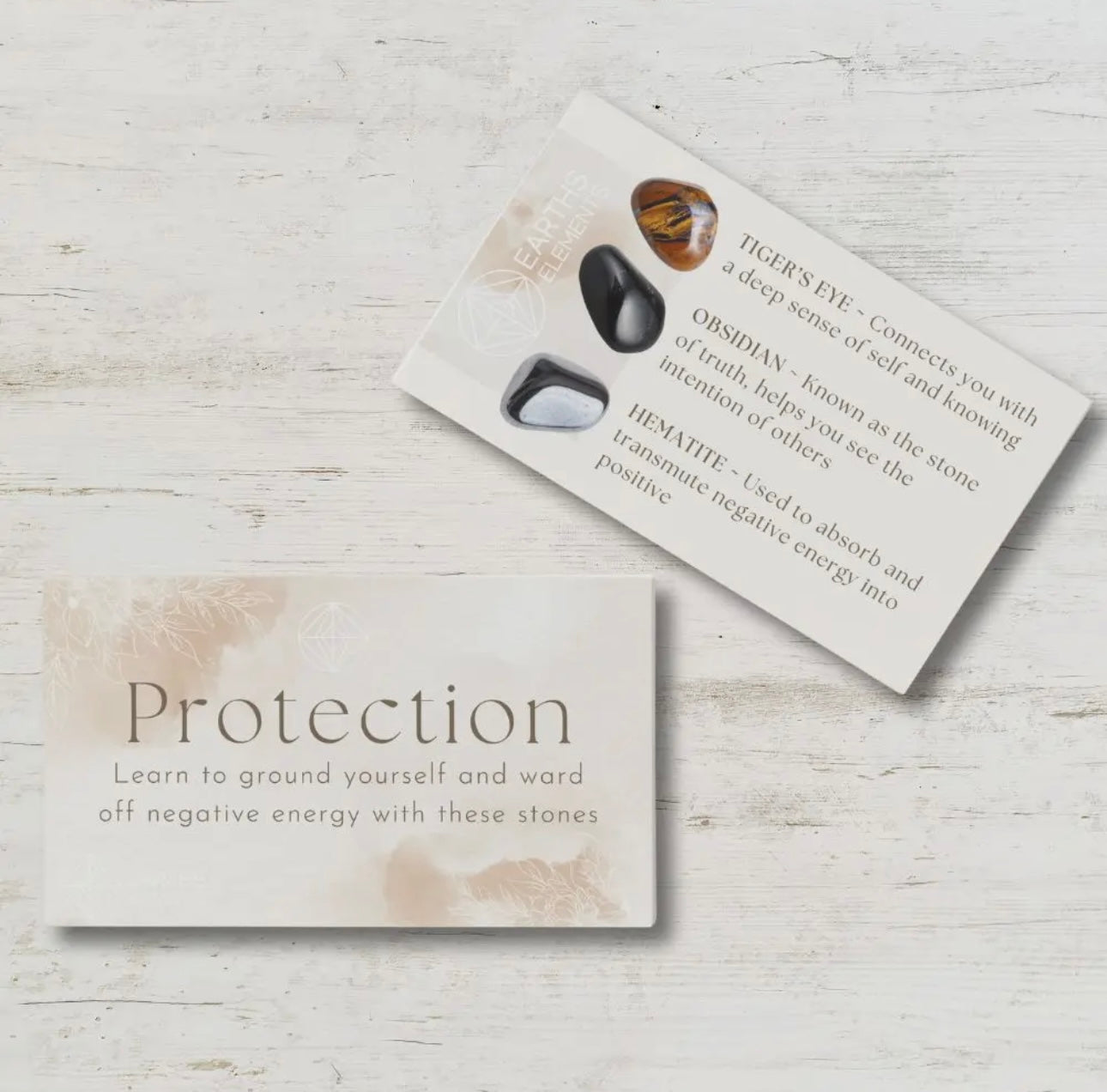 Protection Manifesting Crystal Bracelet Set 8mm