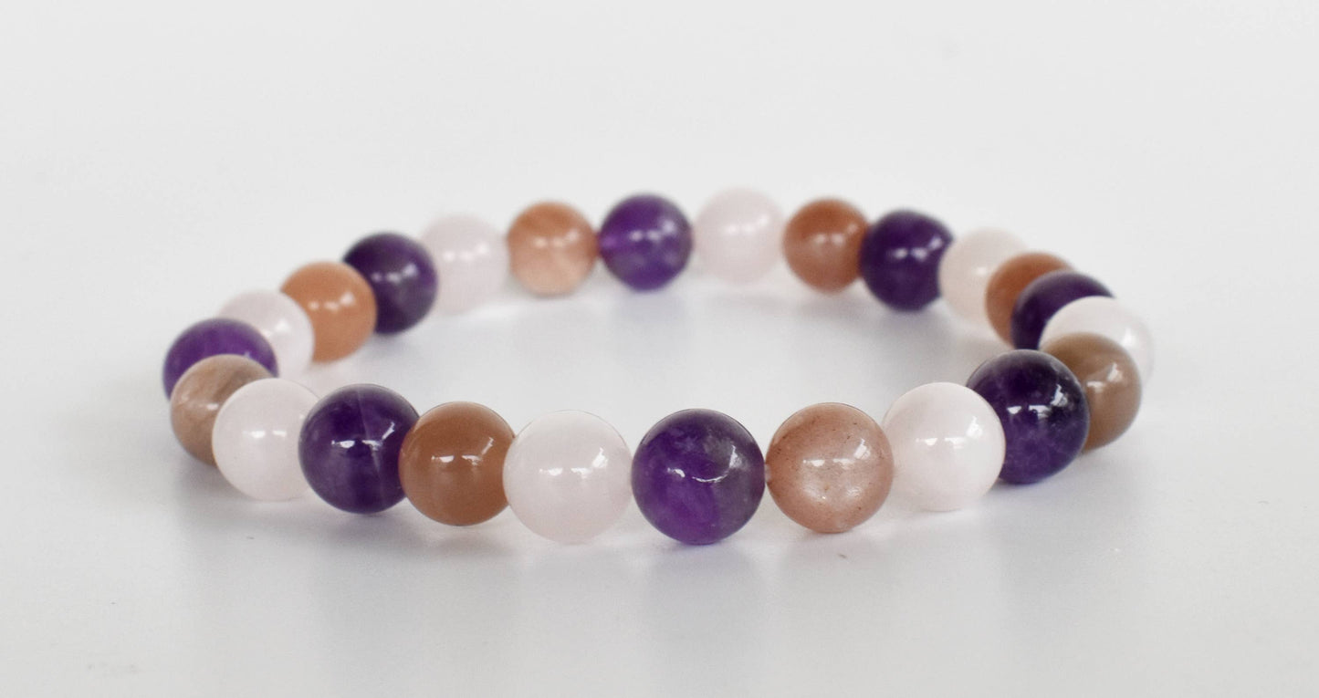 Improve SLEEP Intention Crystal  Bracelet