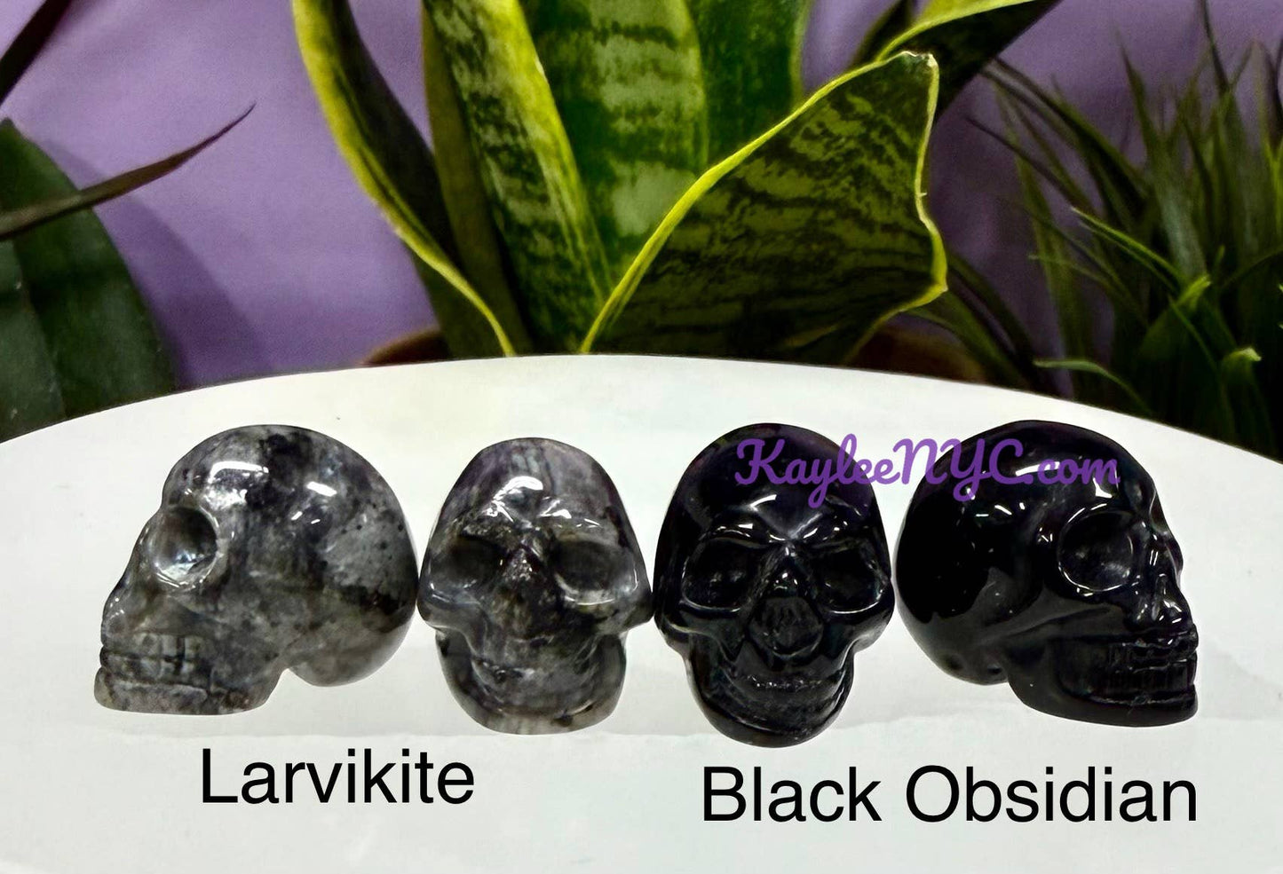 Natural Mix Crystal 1” Skull Healing Energy