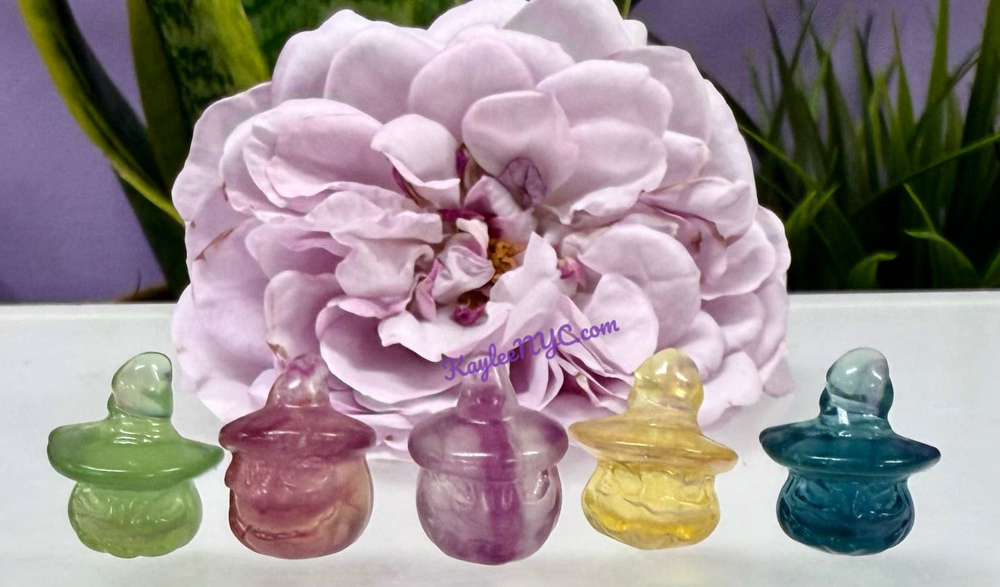 Mini Candy Fluorite Halloween Carvings Crystal