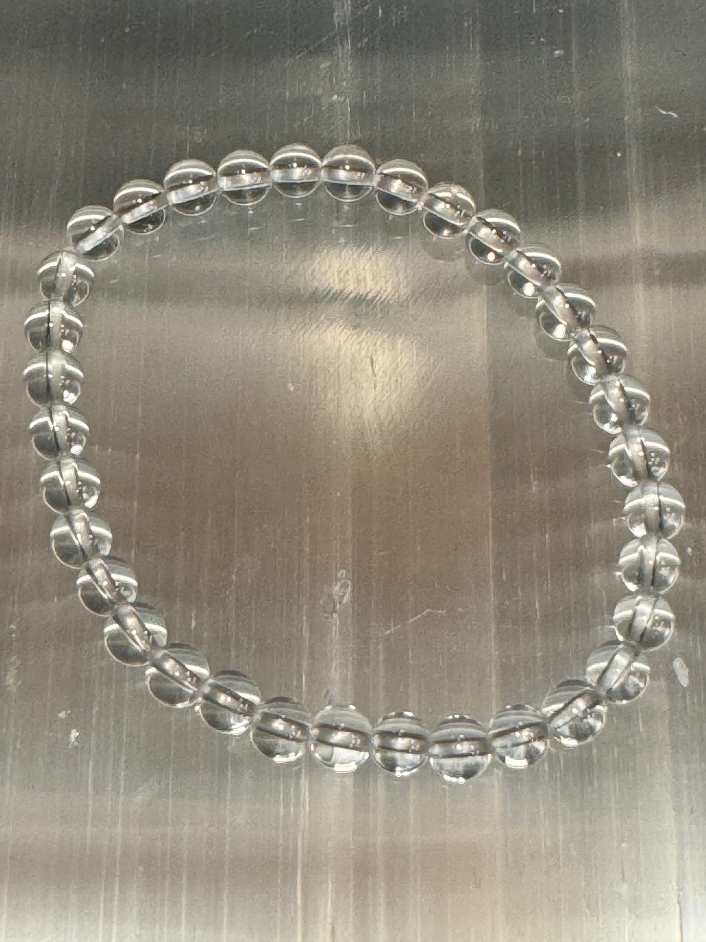 Clear Quartz Bracelet 4mm