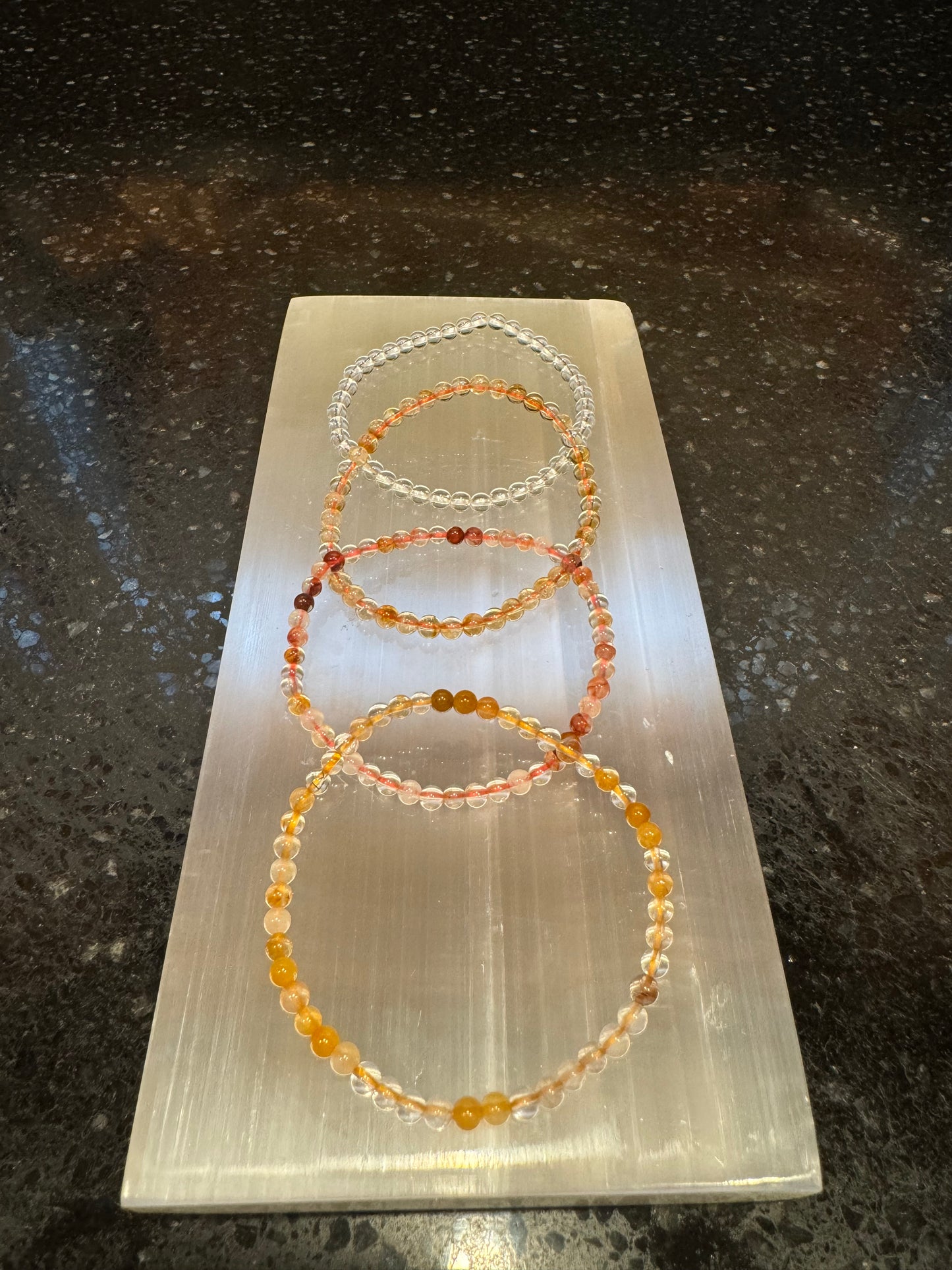 Gratitude Crystal Bracelet Set