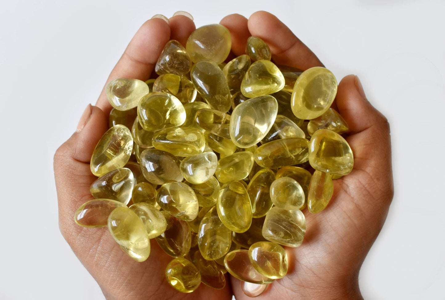 Lemon Quartz Crystal 4 Pieces