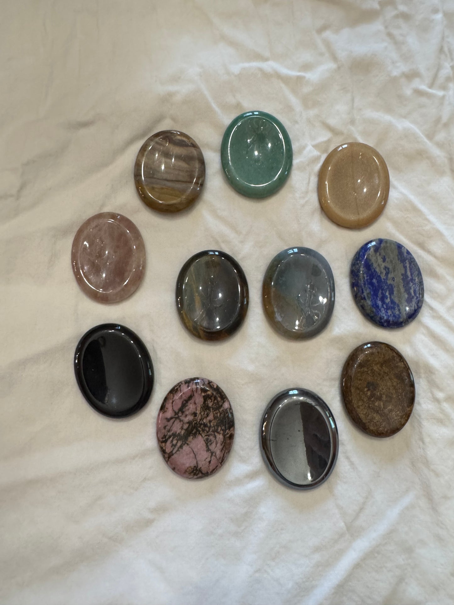 Crystal Worry Stones Choices