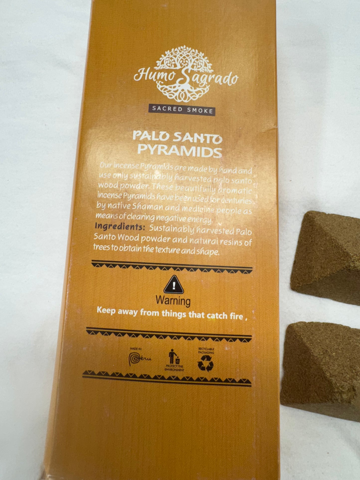 Palo Santo Pyramid 10 Pack