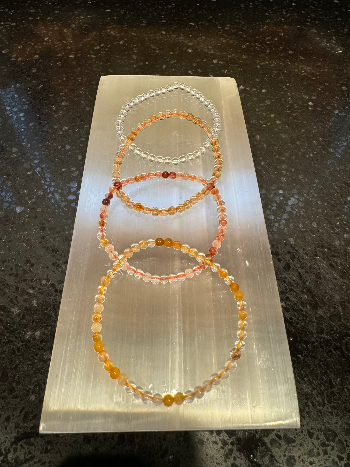 Gratitude Crystal Bracelet Set