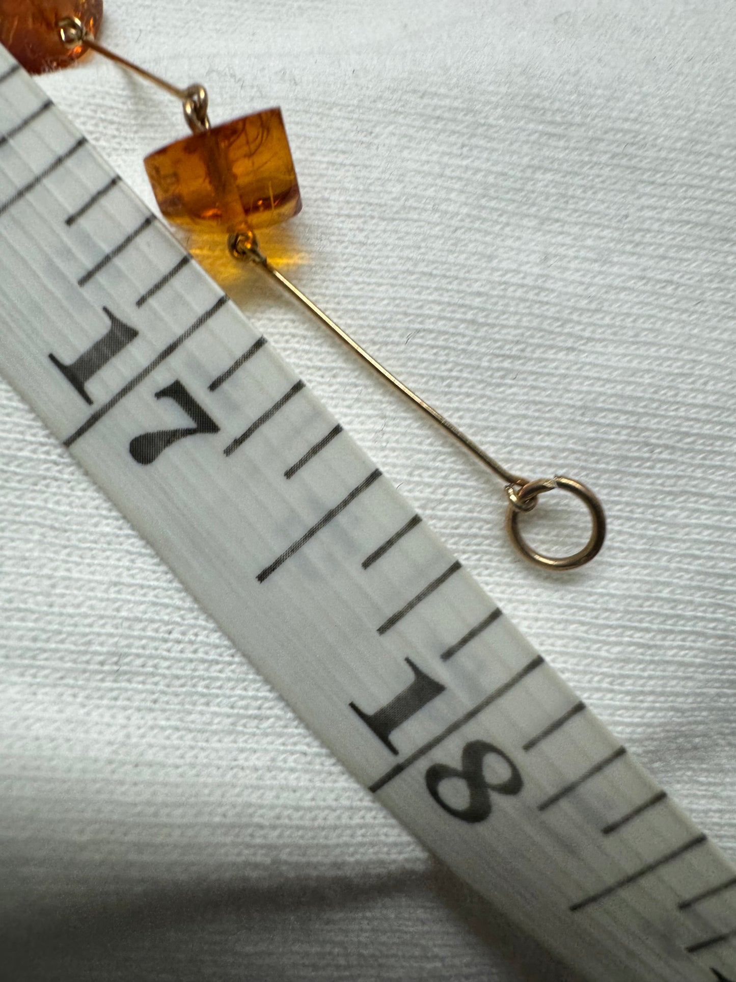 Modern Amber Necklace