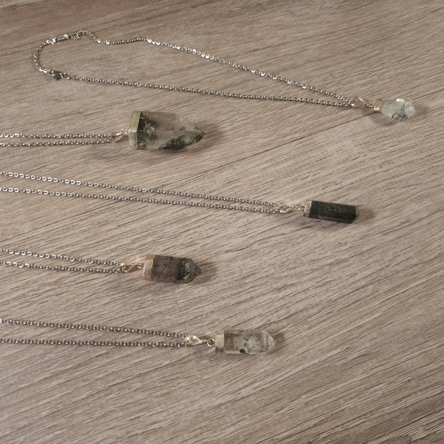 Included Quartz Crystal Necklace