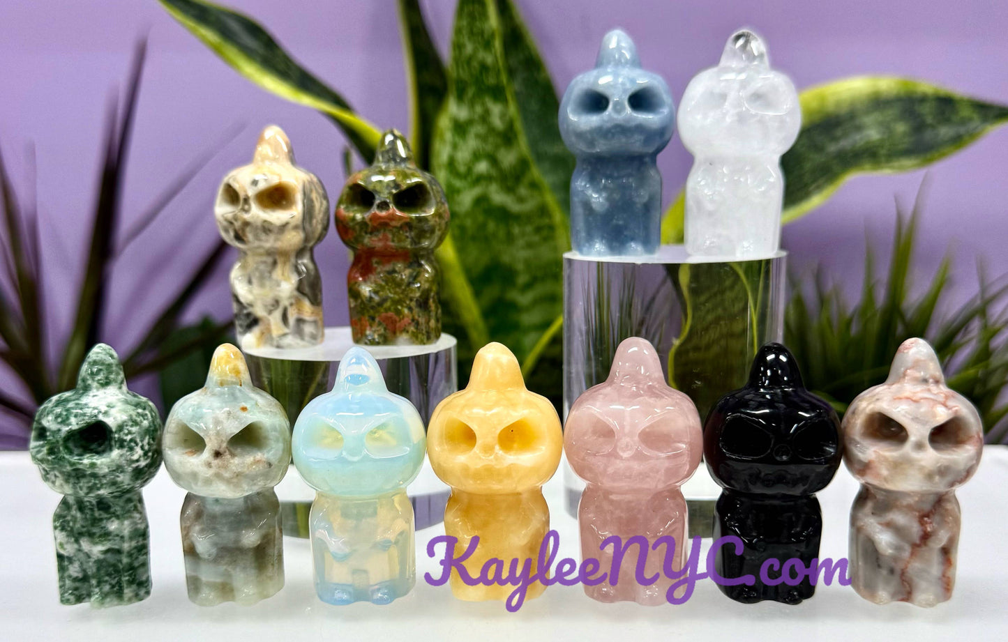 5cm Mix Crystals Jack O’Lantern Healing Energy