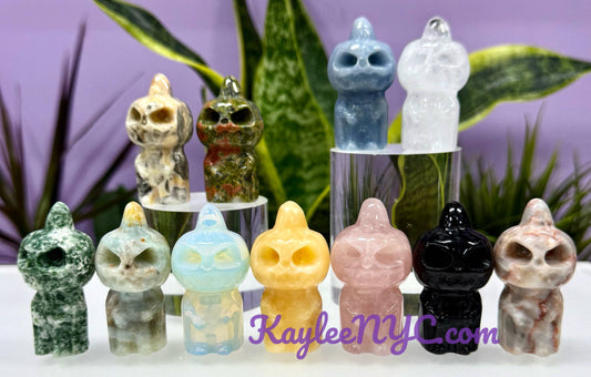 5cm Mix Crystals Jack O’Lantern Healing Energy