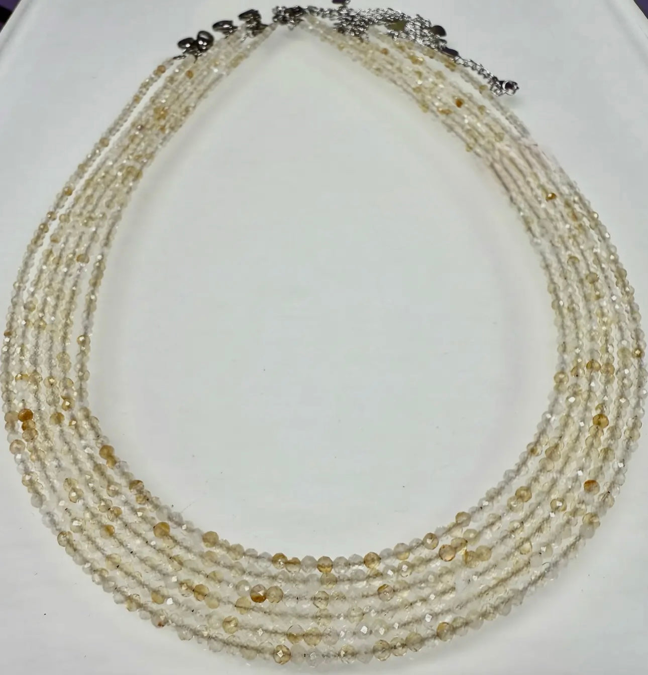 Dainty 2mm Crystal Necklace or Manifesting Trios
