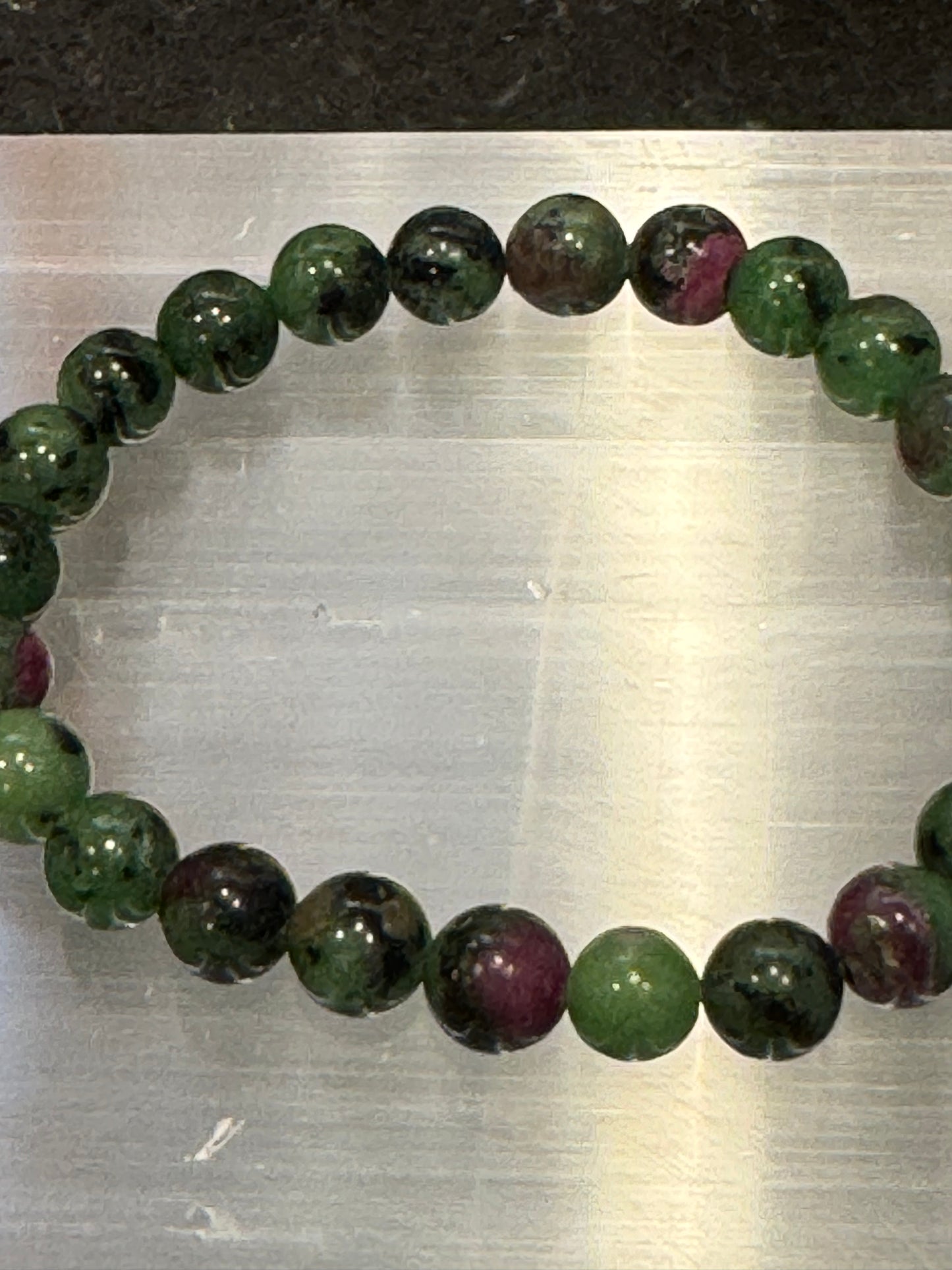 Ruby Zoisite Bracelet 8mm